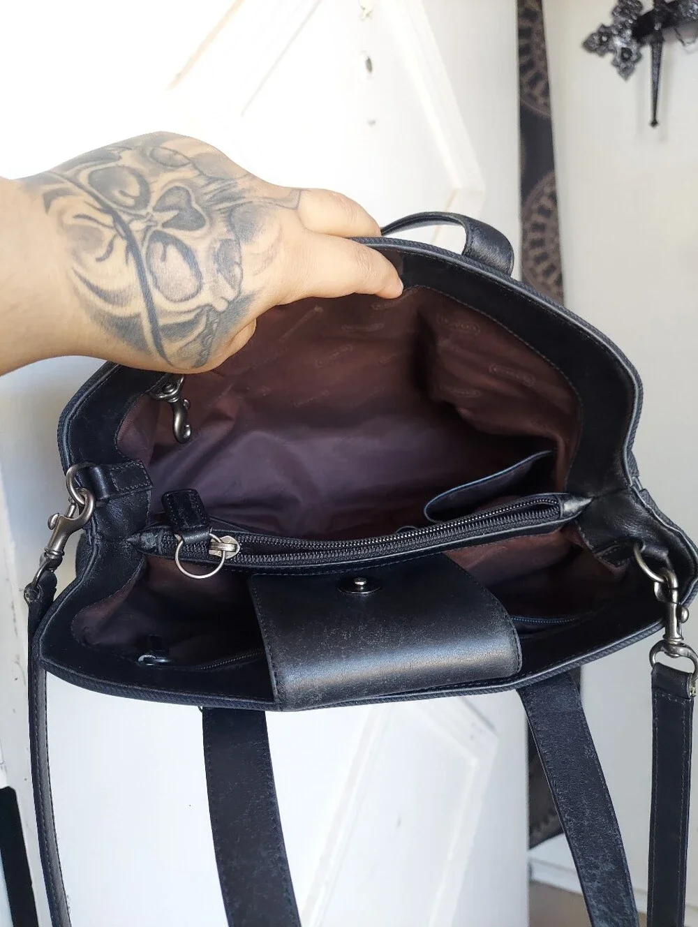Vintage Coach Black Mercer Stachel 7400🖤 PROJECT